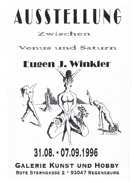 Eugen J. Winkler, Ausstellungsplakat 1996